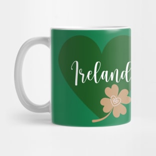 Ireland Heart and Shamrock Mug